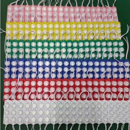 3W LED Module Injection Lens 3030 SMD Side Light Super Bright Advertising Light IP65 Waterproof Sign Backlight