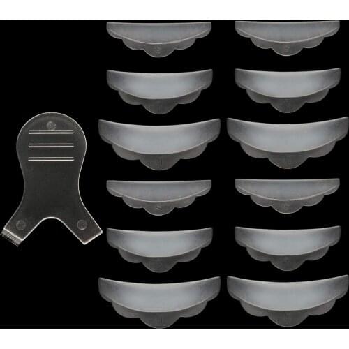 5Pairs Silicone Eyelash Perm Pad Y Eyelash Brush 3D Eyelash Curler Applicator Makeup Lifting Tools Lashes Rods Shield