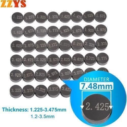 5pc 7.48mm Motor Adjustable Valve Gasket Shim Pad Kit For Yamaha GTS1000A GTS1000 FZS600 FZ6 FZS1000 FZ1 FZS 600 1000 GTS 1000