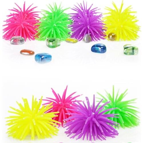 Aquarium Accessories Waterscape,Soft Colorful Silicone Aquarium Artificial Floating Jellyfish Seajelly Coral Plant for fish tank