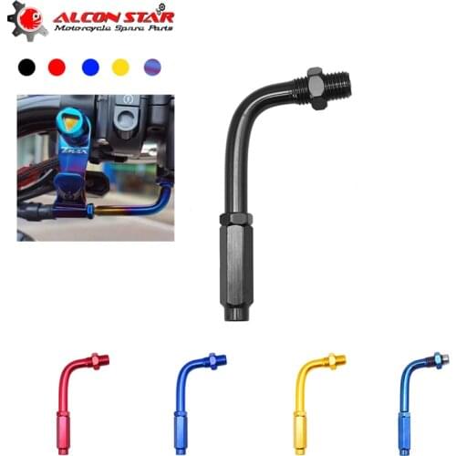 Alconstar- 90° Accelerator Throttle Cable Adjuster Screw For Motorcycle Throttle Cable MTB Bike Bicycle Dirt Pit Bike Moped GY6
