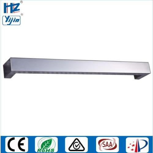 Free shipping Fress spacing wall mounted towel dryer square tube single towel bar heated towel rail bathroom towel warmer HZ-924