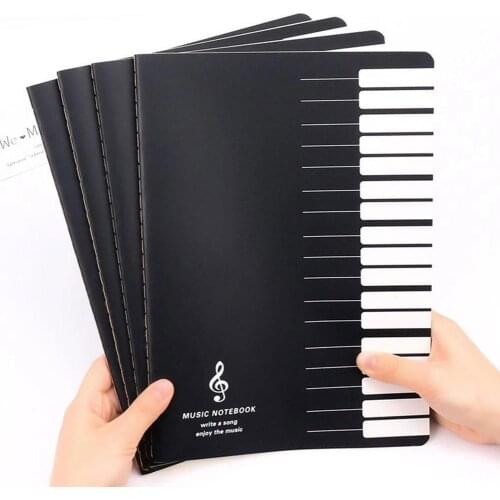 18 Sheets Music Notes Stave Writing Drawing Record Paper Notebook Musician Tool School Office Class Supplies Note Book