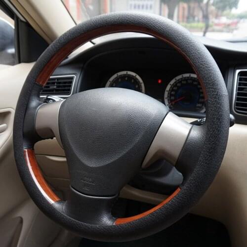 Car Steering Covers Elastic 38cm Car Steering Wheel Cover Silicone Interior Accessories Universal Car-styling Auto Decoration