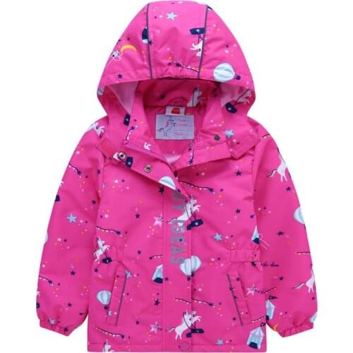 2020 Spring Autumn Girls Jacket Warm Waterproof Baby Windproof Jackets Girls Coats Child Hooded Children Outerwear For 3-12 y