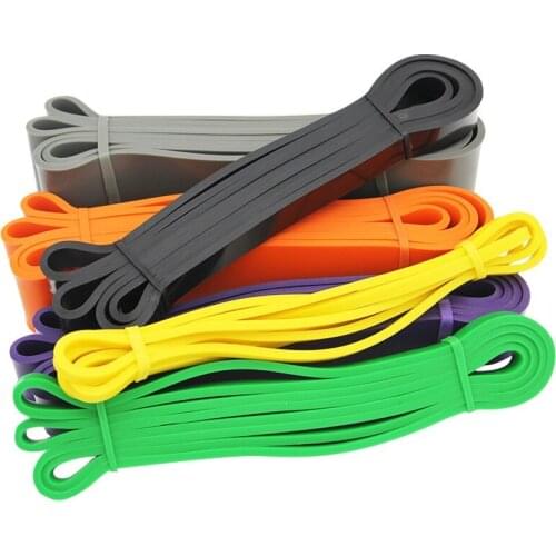 Resistance Band Exercise Elastic Natural late Workout Ruber Loop Strength Pilates Fitness Equipment Training Expander