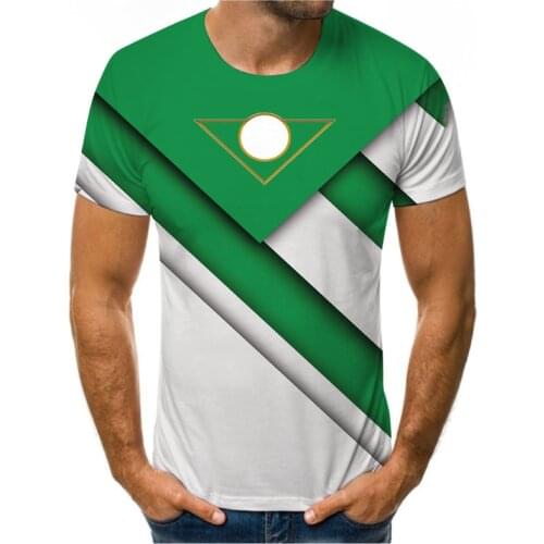 Customized 3D printing T-shirt men and women couple shirt fashion summer O-neck oversized T-shirt casual clothing made in China