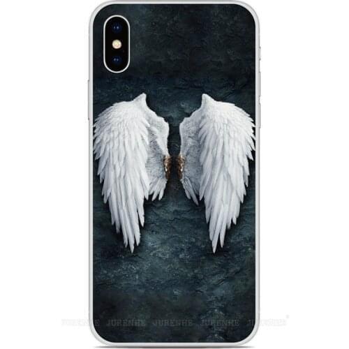 DIY Custom Photo Silicone Angel Wings Cover For Vodafone Smart N11 V11 N10 V10 X9 E9 C9 N9 Lite V8 N8 E8 Prime 6 7 Phone Case