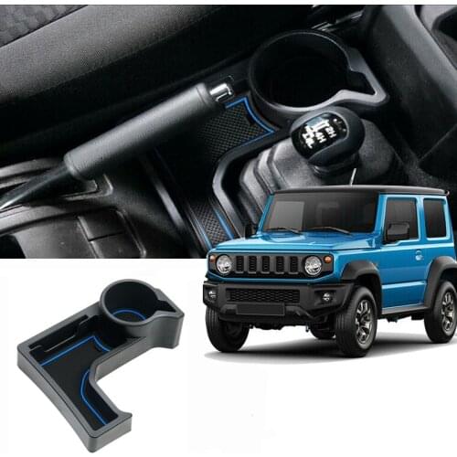 AT Center Console Storage Box Cup Holder Decoration For SUZUKI JIMNY 2018 2019 2020 Accessories
