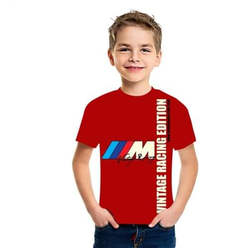 Suzuki Racing 2021 Summer Leisure 3D T-Shirt Children Personalized Printing Fashion Short Sleeve Middle East Top