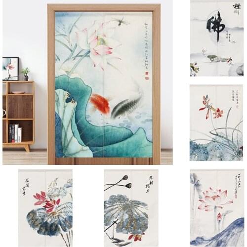 Kitchen Bedroom Partition Curtain Half Panel Curtain Home Decoration Living Room Geomantic Curtain Without Punching