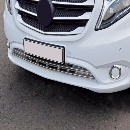 Mercedes Benz Vito W447-Front Fog Frame 2 Piece Chrome Accessories Chromium Styling