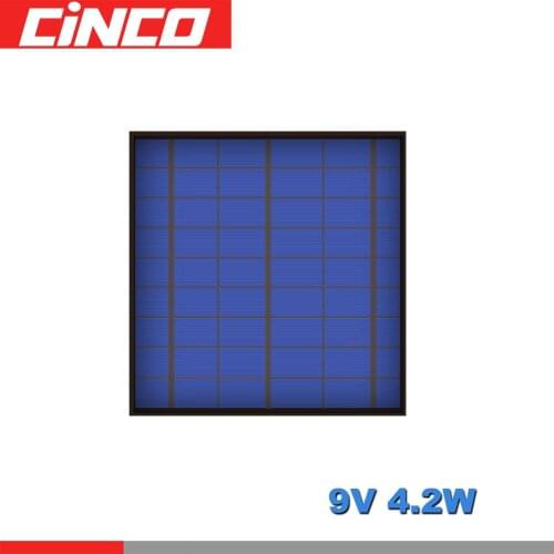 Poly Panel Solar 9V 4.5W 462mA Standard Epoxy monocrystalline Silicon 4.2Watt DIY Battery Power Charge Module Solar Cell toy