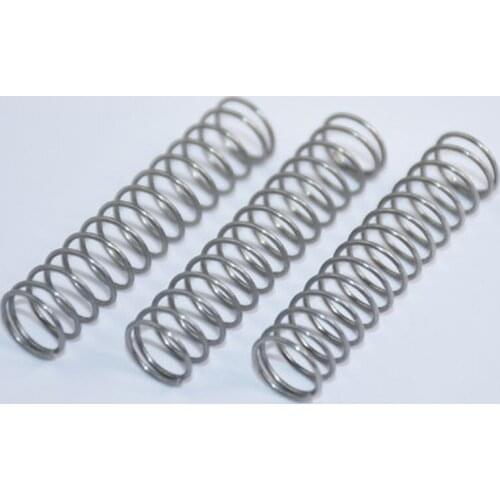 5Pcs 0.6mm wire diameter compression spring Y-Type pressure springs 7/8mm OD 60mm-100mm Length Galvanized