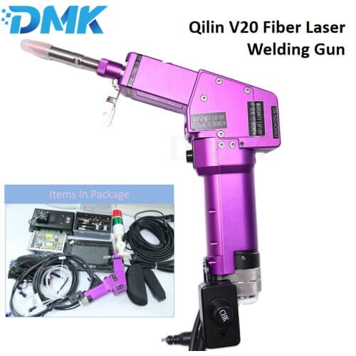 Qilin V8 Fiber Laser Welding Gun Head For Stainless Steel Carbon Steel Alminum Soldering Laser Welder