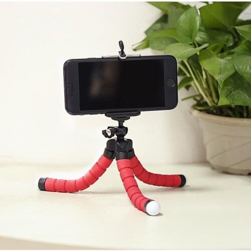 Gopro Tripod Cellphone Holder Adjustable Octopus Tripod for Xiaomi Huawei Phone Stand Mini Flexible Camera Tripod Portable Clip