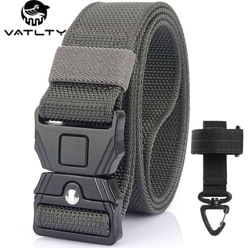 2021 New Tactical Belt For Men Anti-Rust Metal Quick Release Buckle Military Army Belt 1200D Strong Nylon Outdoor Work Belt