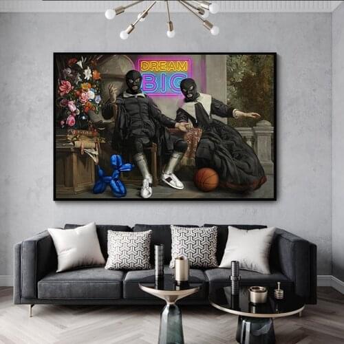 Luxury Painting Masked Man Money Vintage Print Canvas Print Decoration Poster Palace Family Wall Living Room Decoration Painting
