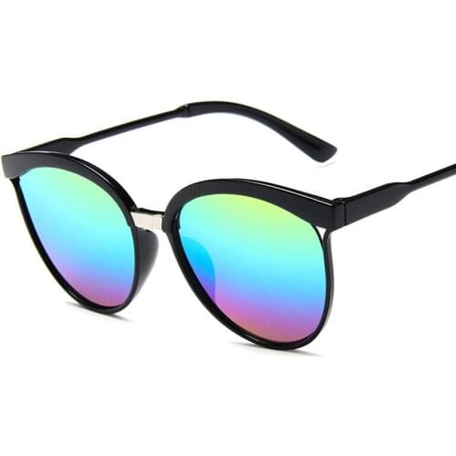 1PCS Vintage Cat Eye Sunglasses Women Brand Designer Rays Protection Mirrored Sun Glasses Fishing Apparel Sunglasses
