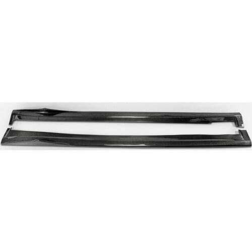 For Hyundai 15 Genesis Sedan DH G80 G-Style Carbon Fiber Side Skirt Extension Glossy Finish Door Step Cover Tuning Drift Kit