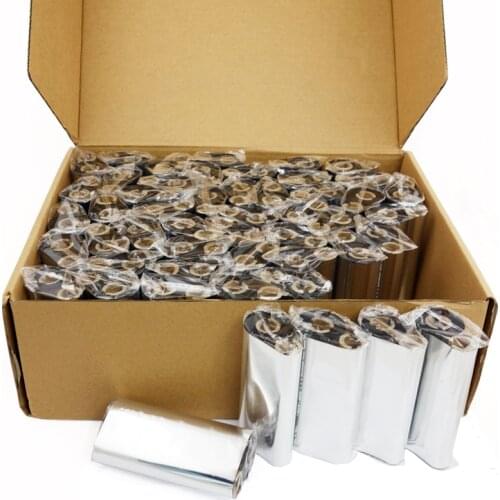 50R x Wax Ribbon 110 mm x 70 meters for mini zebra label printers 1/2 inch 110x74 zebra LP2824