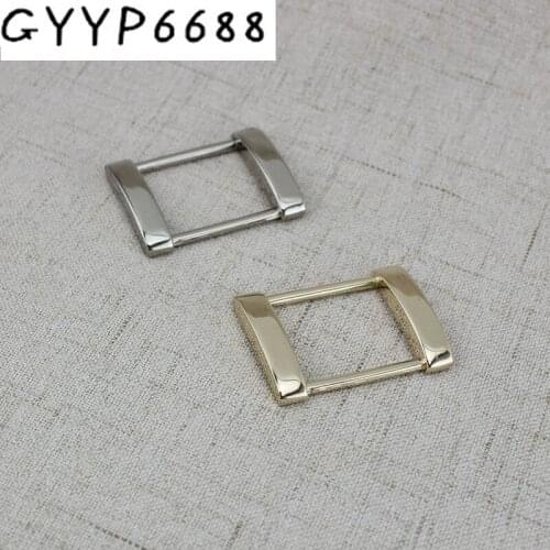 10pcs 50pcs Zinc alloy bags metal fitting Luggage hardware accessories square metal buckles Adjuster Buckle For Bag Belt