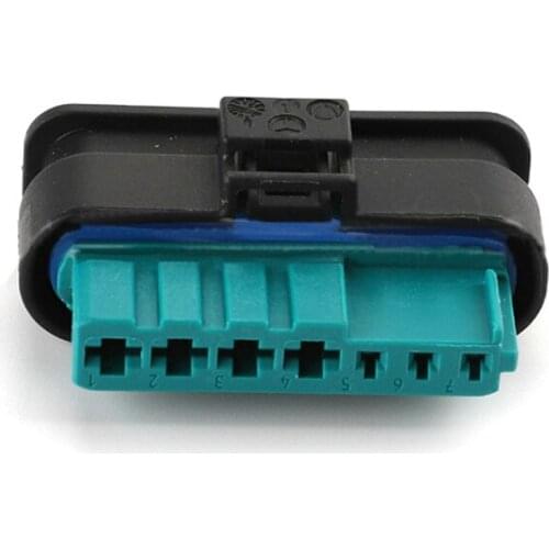 2/5/10/20/50/100sets 7pin auto electric wiring harness plug cable unsealed plug connector 872-689-505