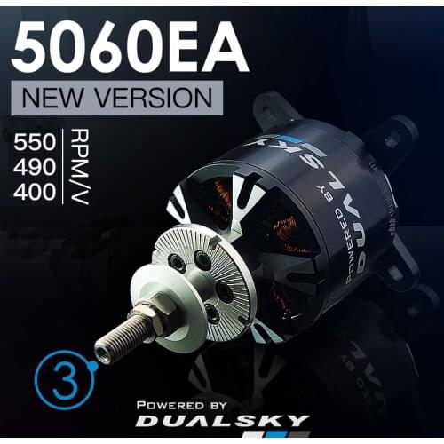 Dualsky XM5060EA Brushless Outrunners Motor 250KV 350KV 400KV 490KV 550KV For 90E RC Airplane