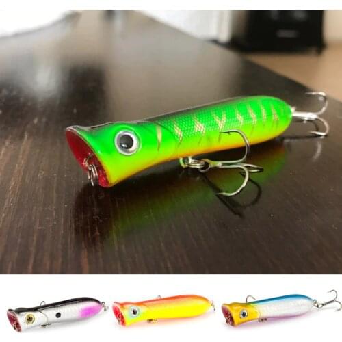 SEALURER Brand Popper Wobbler Fishing lure With 6# hooks 8cm12g floating crankbait artificial bait poper pesca carp pike