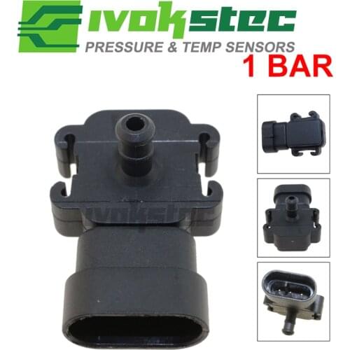 1 Bar Intake Air Pressure MAP Sensor For Buick Skylark Chevy Beretta Oldsmobile Achieva Pontiac Grand Sunfire 12581167
