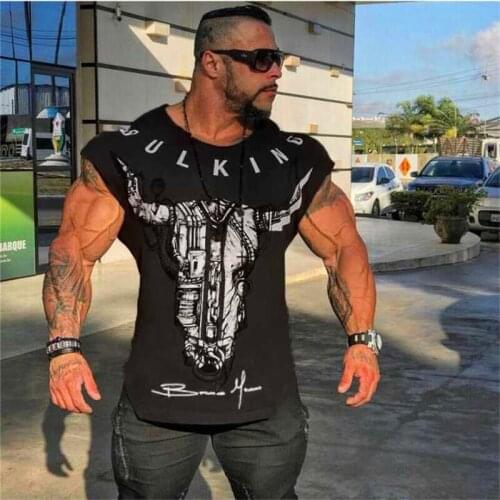 2021 New Fitness quick drying T-shirt Mens Short Sleeve T-shirt GymS Shirt Men casual Tights printing Fitness T Shirt tops