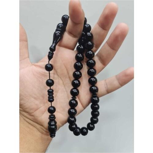 Islamic Tasbih Muslim Rosary Beads 33 Prayer Rosary For Men Bracelet For Men Accessory amber oltu amber stone Handmade Turkey