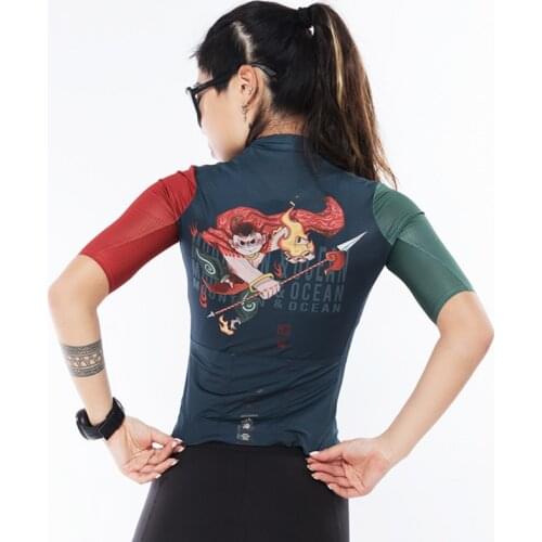 Chinese Famous Brand MYSENLAN Ancient Chinese Elements Style Aero Cycling Jersey