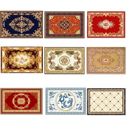 Living Room Corridor Classic Persian Rugs Retro Turkish Large Rugs Home Decoration Sofa Table Non-slip Floor Carpet Decoration