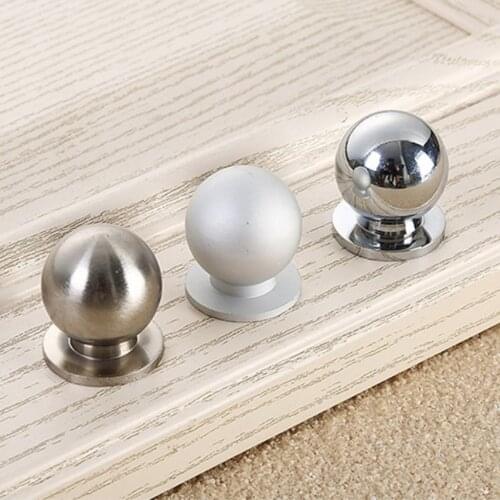 Round Ball Door Handle Pull Cabinet Knobs Drawer Wardrobe Cupboard Closet Knobs