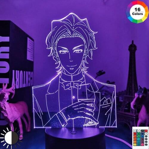 Manga 3d Light Moriarty The Patriot Albert James Moriarty for Bedroom Decor Night Light Gift Anime Led Lamp Moriarty The Patriot