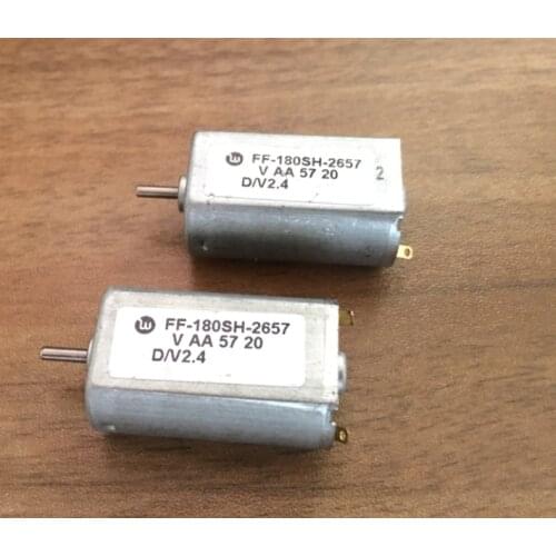 2pcs/lot Original FF-180SH-2657 Shaver Motor Hair Clipper Motor 2.4V3V6V DC metal brush 18000RPM 0.23Amanucure milling cutter