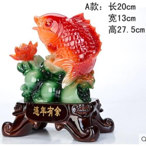 Best wishes for every year Years of fish TV cabinet furnishing a modern simple wine cabinet home decoration living room crafts