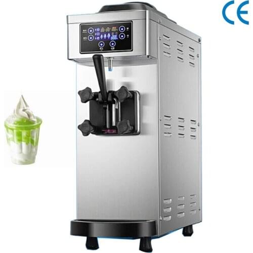 New Model Soft Serve Ice Cream Maker Stainless Steel Ice Cream Machine Commercial Home Ice Cream Machine