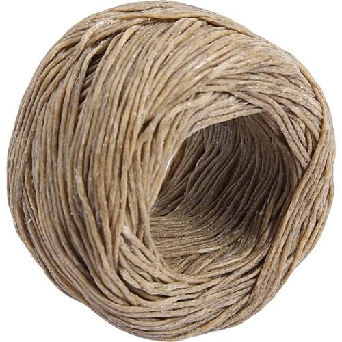 New Organic Hemp Wick Natural Beeswax Coating Candle Wick DIY Crafts Hemp Fiber Combustion Rope Home Decor Accessories