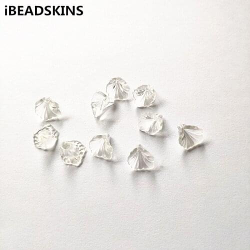 New arrival! 13X11mm 1400pcs Clear acrylic Small Flower shape beads for Necklace,Earrings parts,hand Made Jewelry DIY