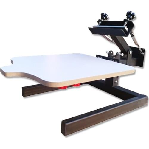 Wholesales desktop one color manual screen printing machine screen press screen printer