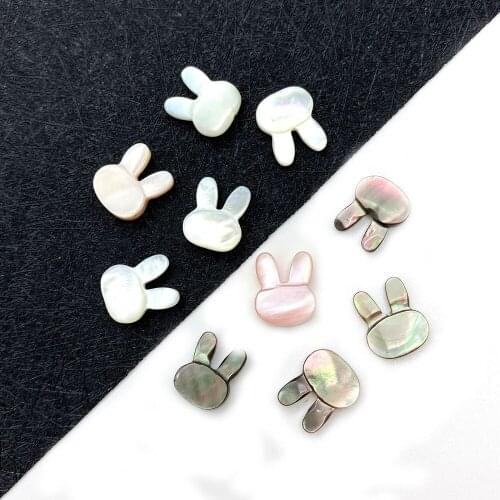 Natural Sea Shell Bead Pendant Rabbit Shape High Quality Jewelry Used in DIY Making Bracelet Necklace Accessories Supplies