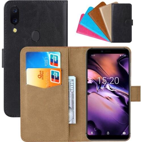 Luxury Wallet Case For UMIDIGI A3/A3 Pro PU Leather Retro Flip Cover Magnetic Fashion Cases Strap