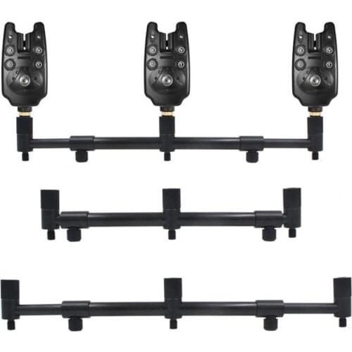 Reservoir Folding 3 Head Fishing Rod Holder Retractable Buzz Bar Pole Stand Fishing Rod Holder Retractable Buzz Bar Pole Stand