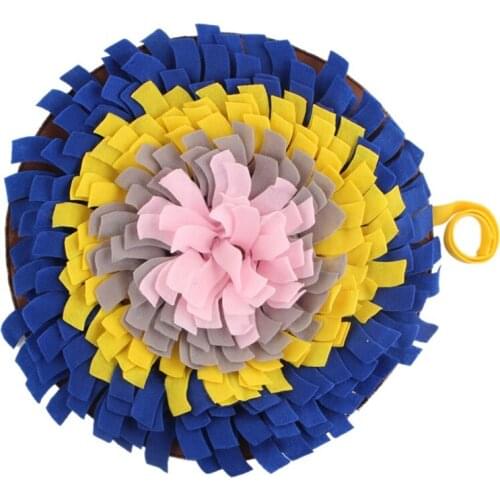 Comfortable Pressure Releasing Nose Work Toy Pet Dog Mat Washable Dog Training Blanket Dogs Smelling Mat IQ Training