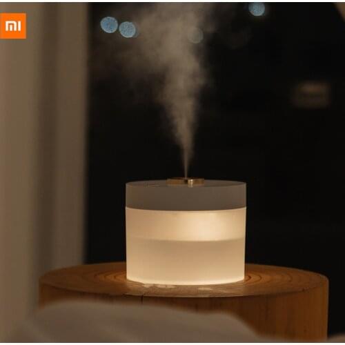 Xiaomi Air Humidifier Diffuser Usb Rechargeable 2000mAh Battery 780ML Electric Ultrasonic Humidifier Mist Maker LED Night Light