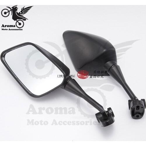 Black pro motorcycle mirror Motorbike Rearview Mirror For Honda yamaha Scooter kawasaki Side Rearview Mirror suzuki Accessories