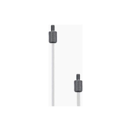 2pcs M2.5 ceramic flat head Dial gauge probe, needle tip probe for dial indicator, height measuring needle height gauge