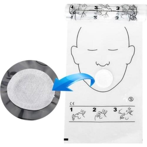 36Pcs/Roll CPR Resuscitation Training Mask First-Aid Situation Survival Emergency Rescue Kit Outdoor Activity